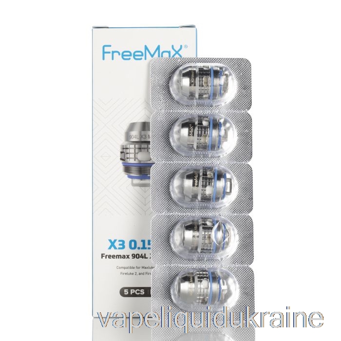 Vape Ukraine FreeMaX Maxluke 904L X Replacement Coils 0.15ohm 904L X3 Triple Mesh Coils